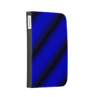 Electric Blue and Black Stripe Kindle 3 Covers