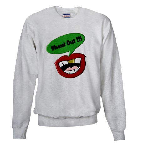 Funny Shout Out Mouth 2 Sweatshirt by listing-store-11861778