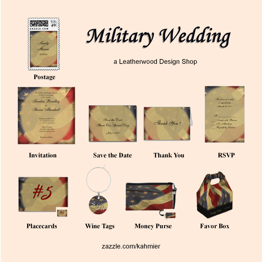 military theme wedding