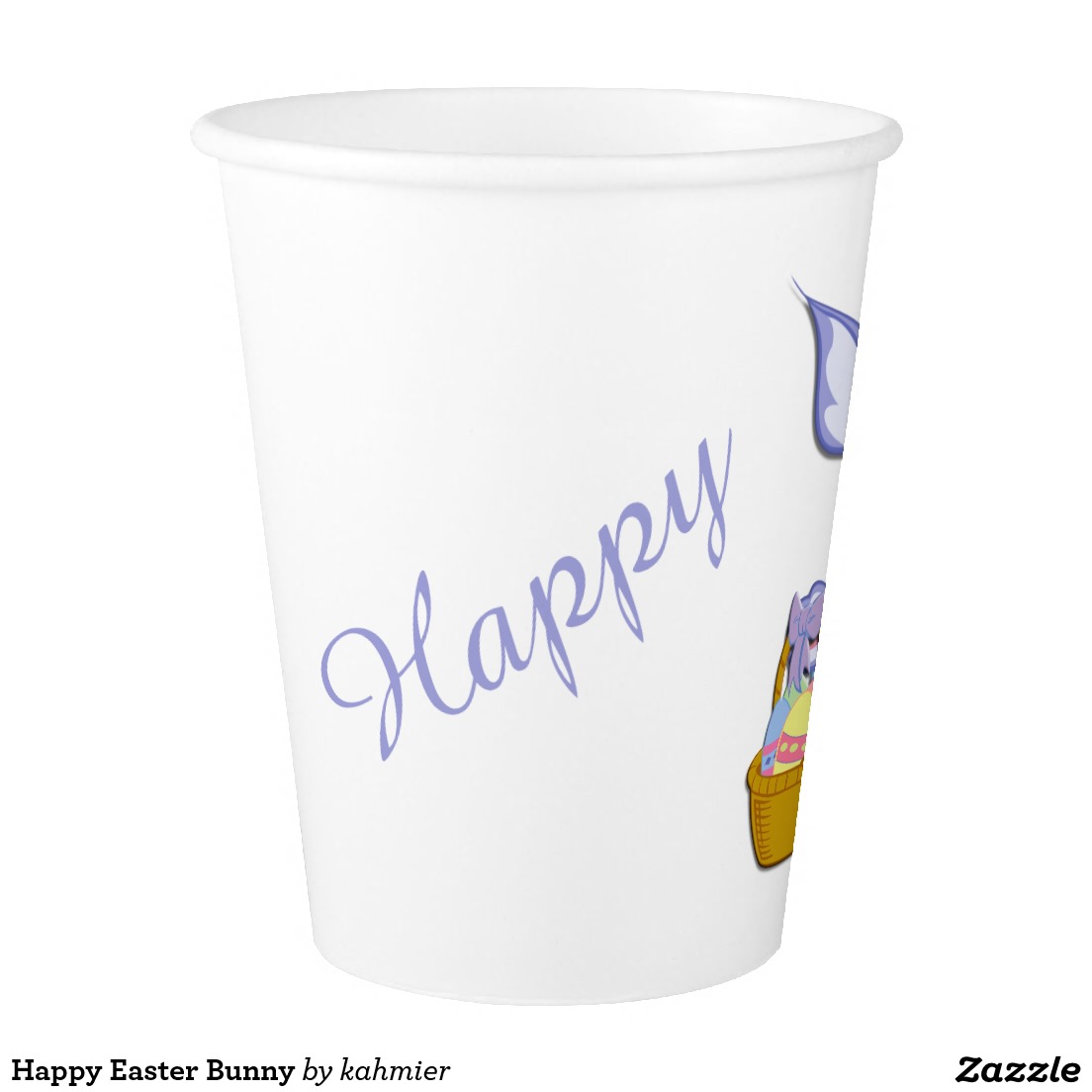 Happy Easter Bunny Paper Cup