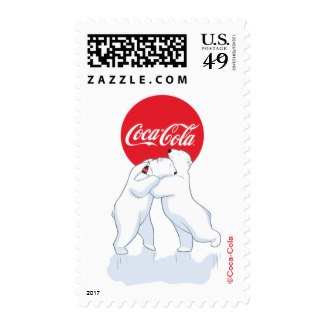 Coca-Cola Polar Bear Hug Postage