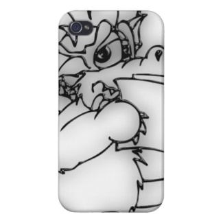 Miserable Reading Dragon Case For iPhone 4