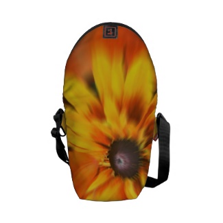Mystic Yellow Flower Mini Messenger Bag