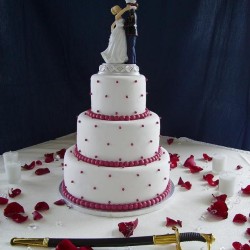 Military theme wedding cake idea