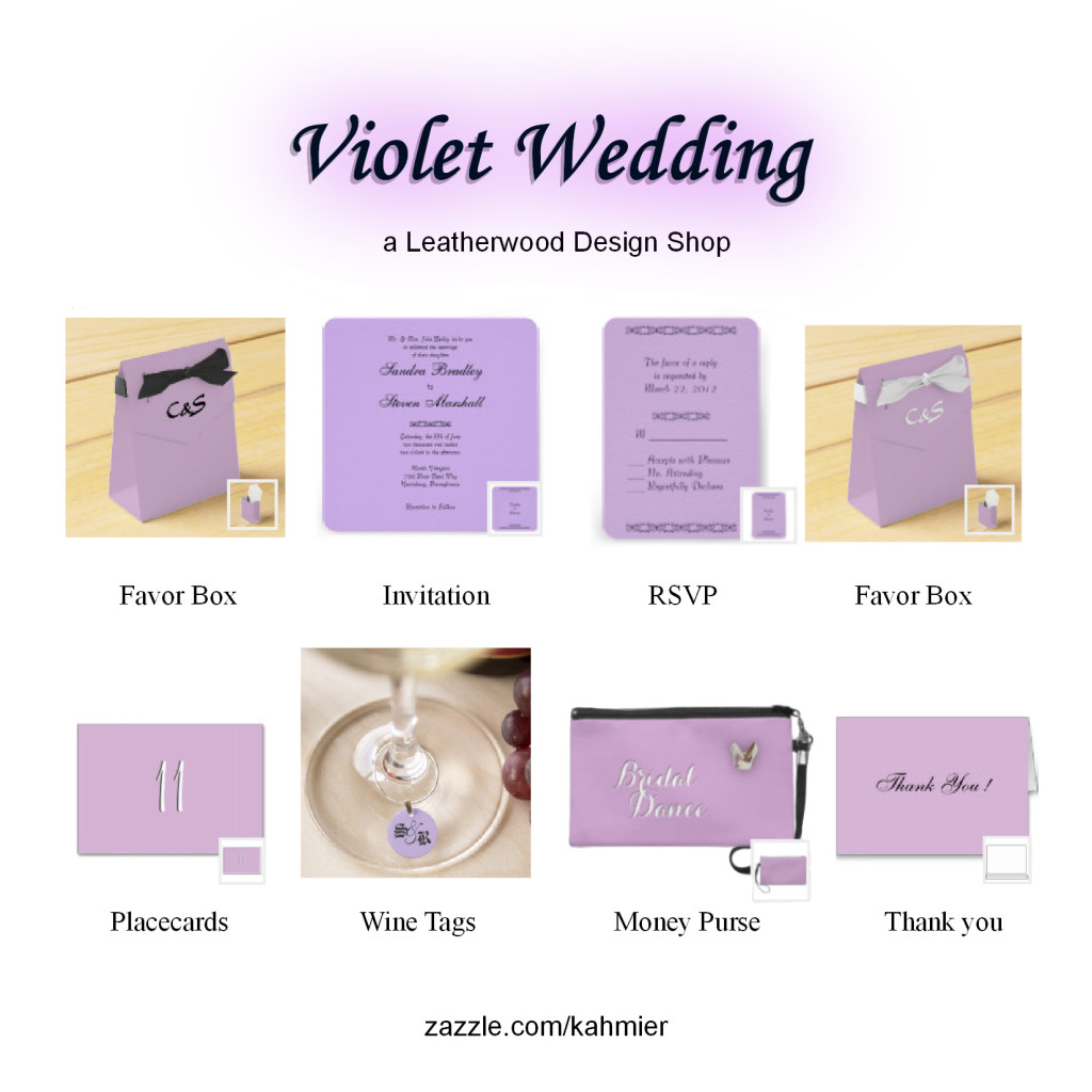 violet wedding