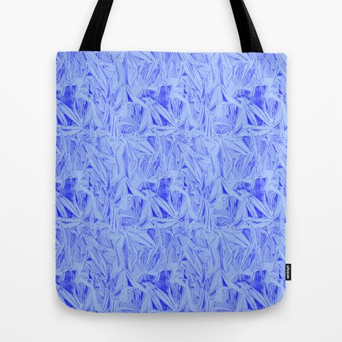 powder blue tote bag