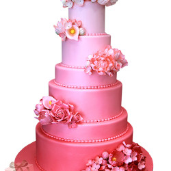 Pink wedding cakes on pink wedding idea site
