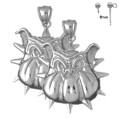 bulldog earrings