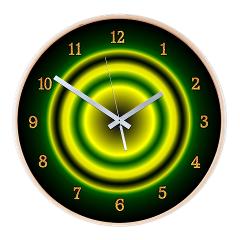 Green and Yellow Clock