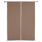 Solid Brown Curtains