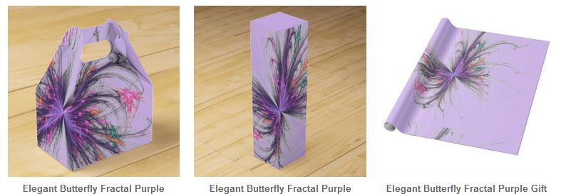 purple gift wrap
