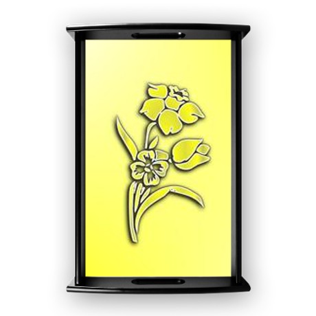 yellow_daffodil_small_serving_tray