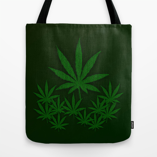 Marijuana tote bag