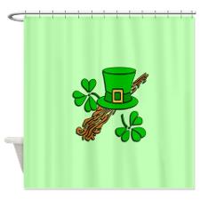Irish shower curtain