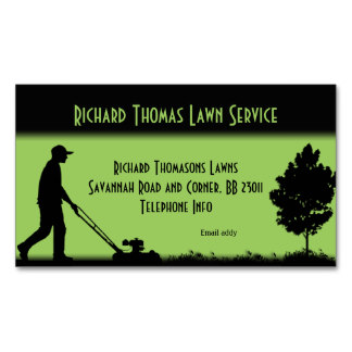lawn service business card