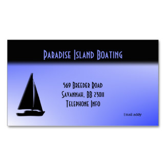 boating business card