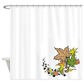 Autumn Leaves Shower Curtain