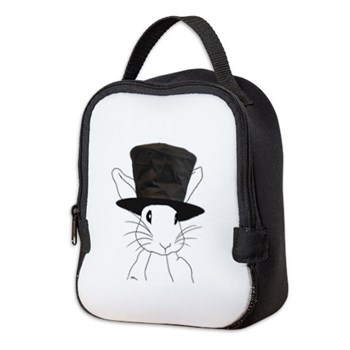 White Rabbit Neoprene Lunch Bag
