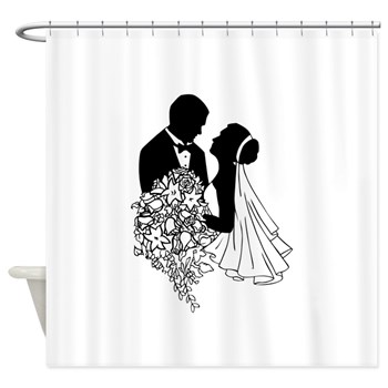 Newlyweds Shower Curtain