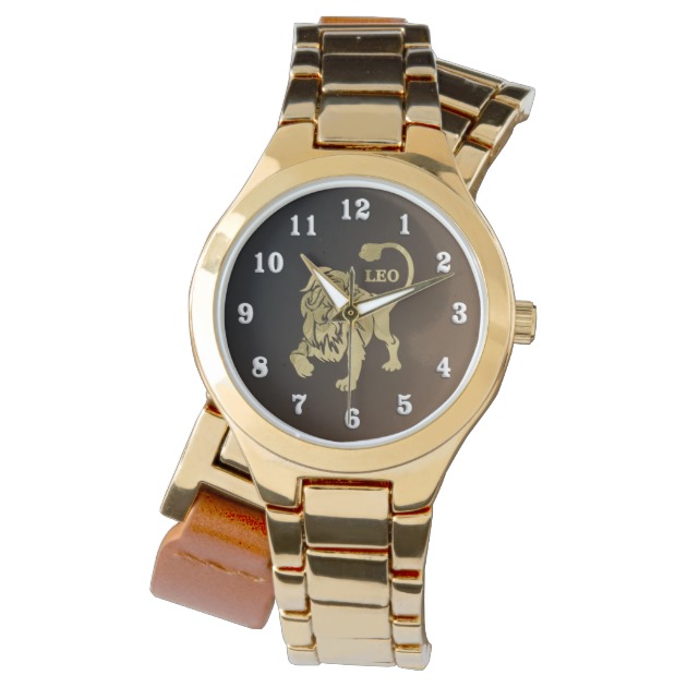 Leo Lion Zodiac Wrist Watch 