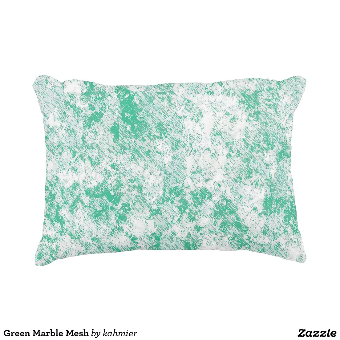 Green Marble Mesh Decorative Pillow