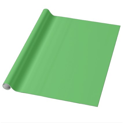 Solid Bright Green Wrapping Paper