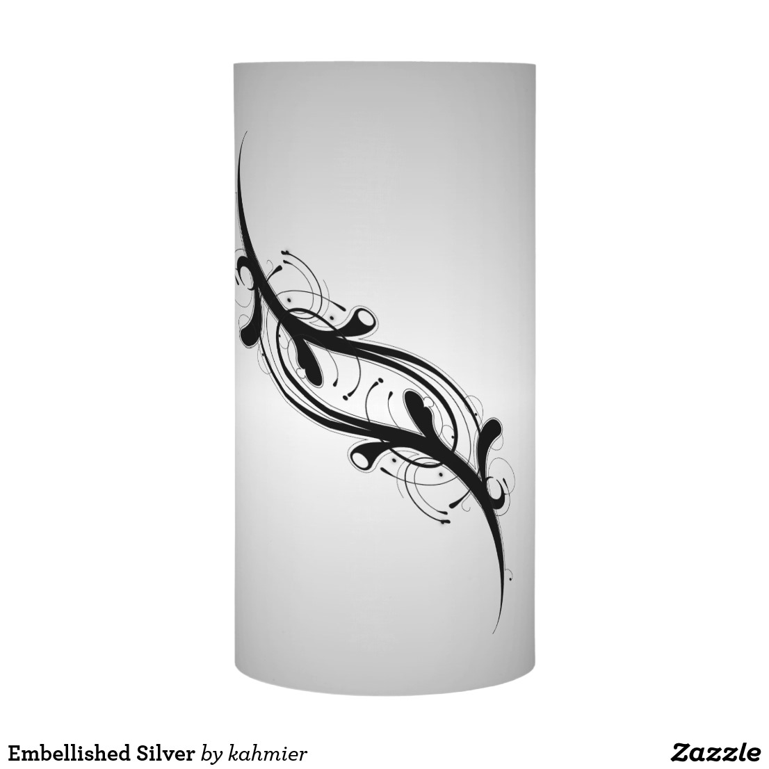 Embellished Silver Flameless Candle
