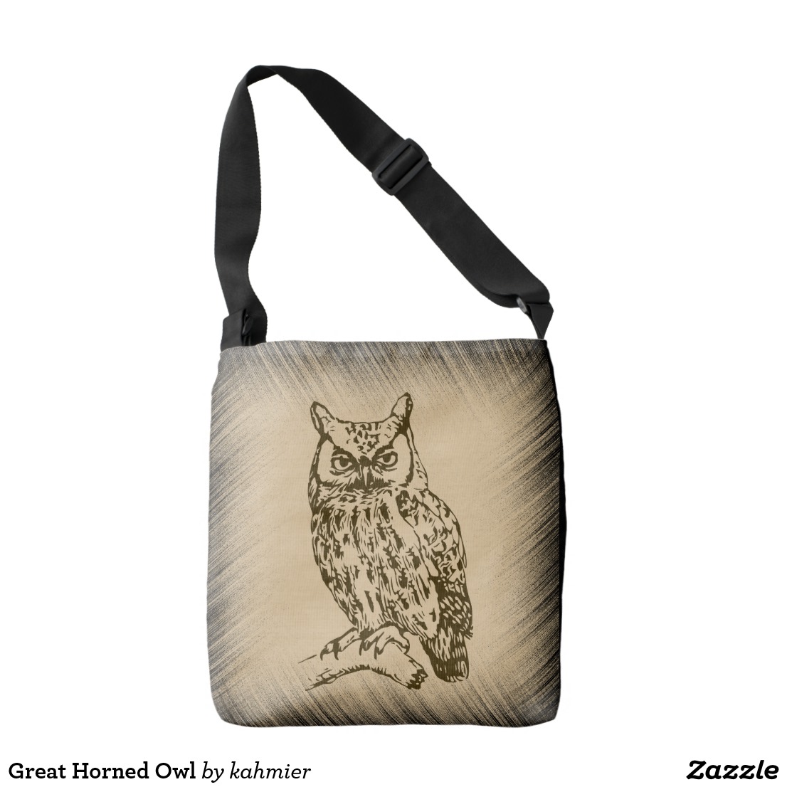 Great Horned Owl Crossbody Bag