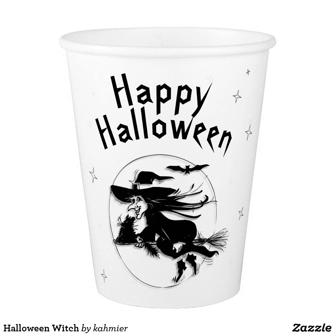 Halloween Witch Paper Cup