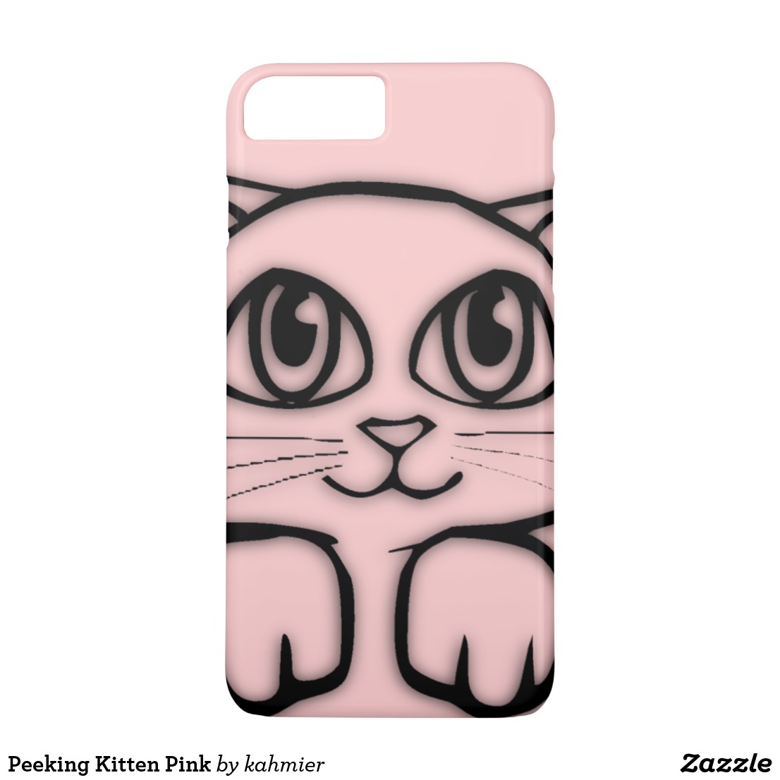 Peeking Kitten Pink iPhone 8 Plus/7 Plus Case