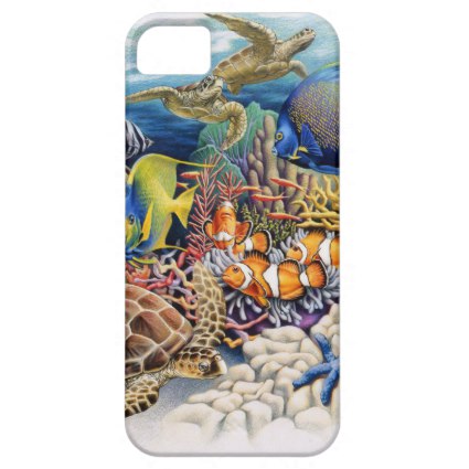 Coral Waters With Tropical Fish iPhone SE/5/5s Case
