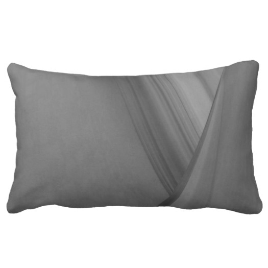 Subtle Charcoal Lumbar Pillow