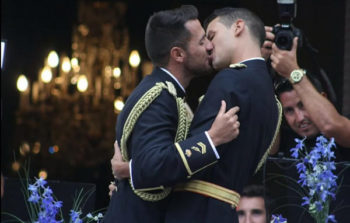Gay Military wedding