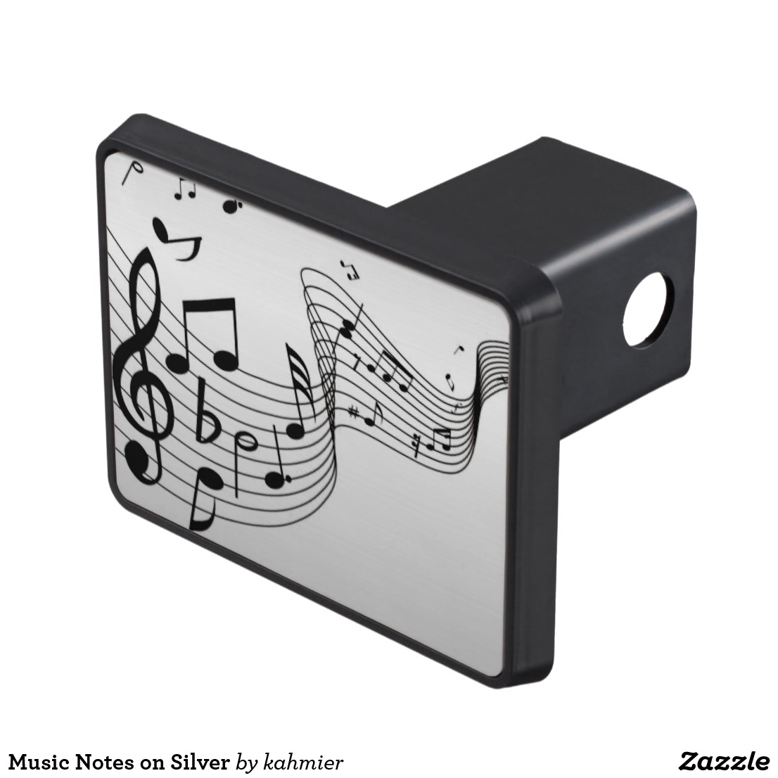 Music Notes on Silver Hitch Cover