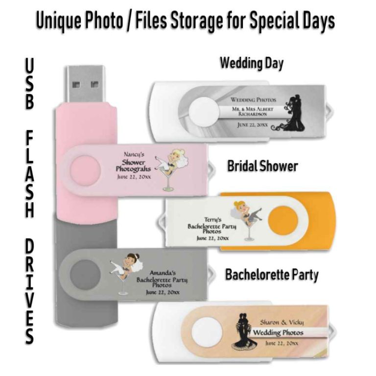 USB Flash Drives for Wedding / Bachelorette Parties Awesome New Gift