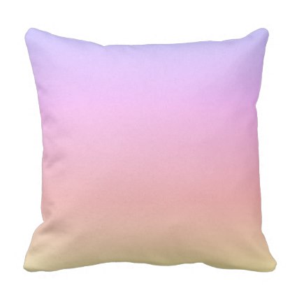 Rainbow Ombre Outdoor Pillow