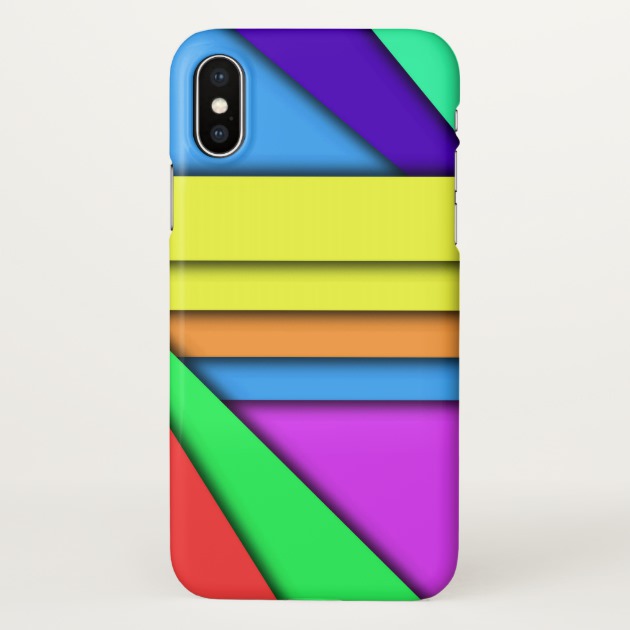 Bars of Color iPhone X Case ~ Awesome New Gift Ideas