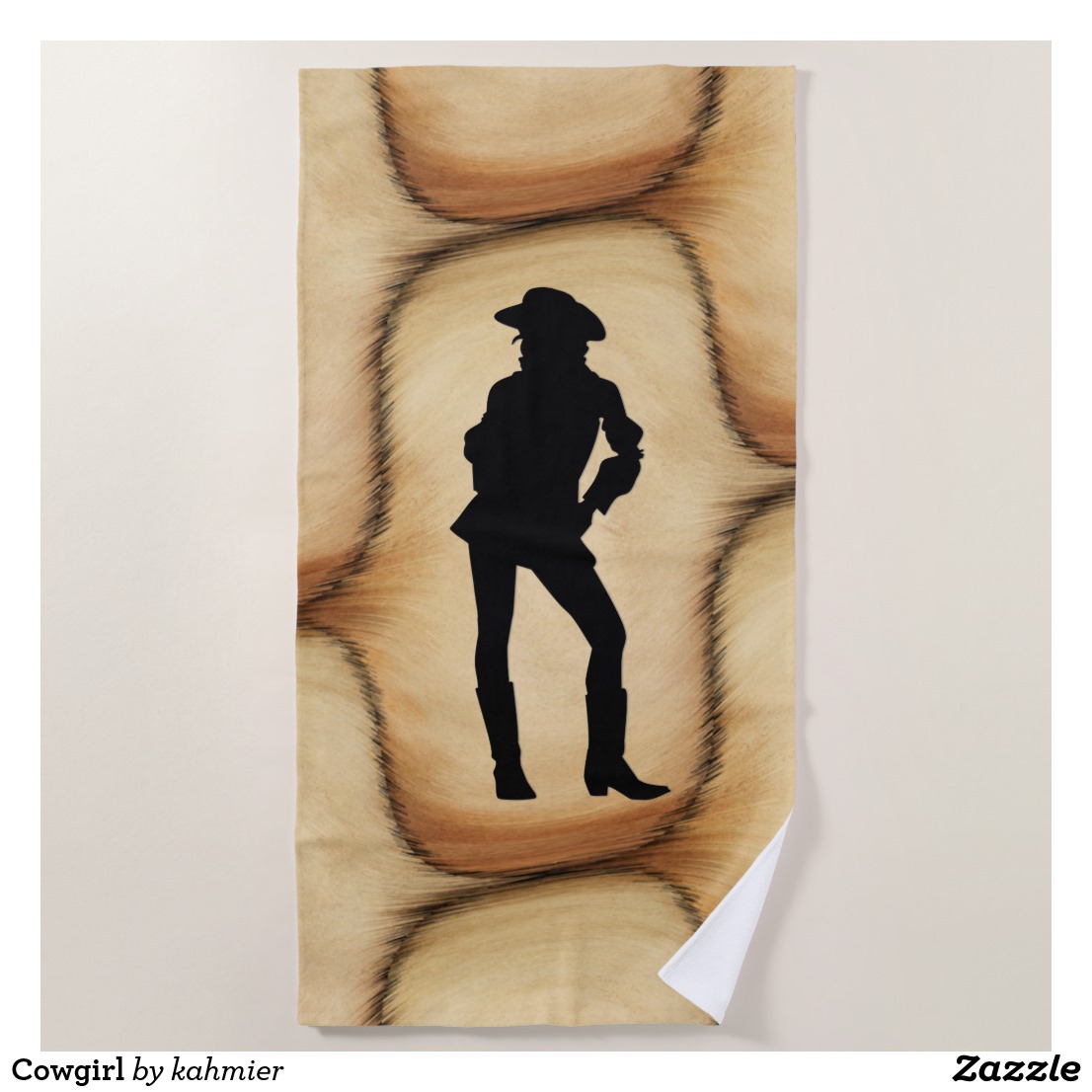 Cowgirl Beach Towel