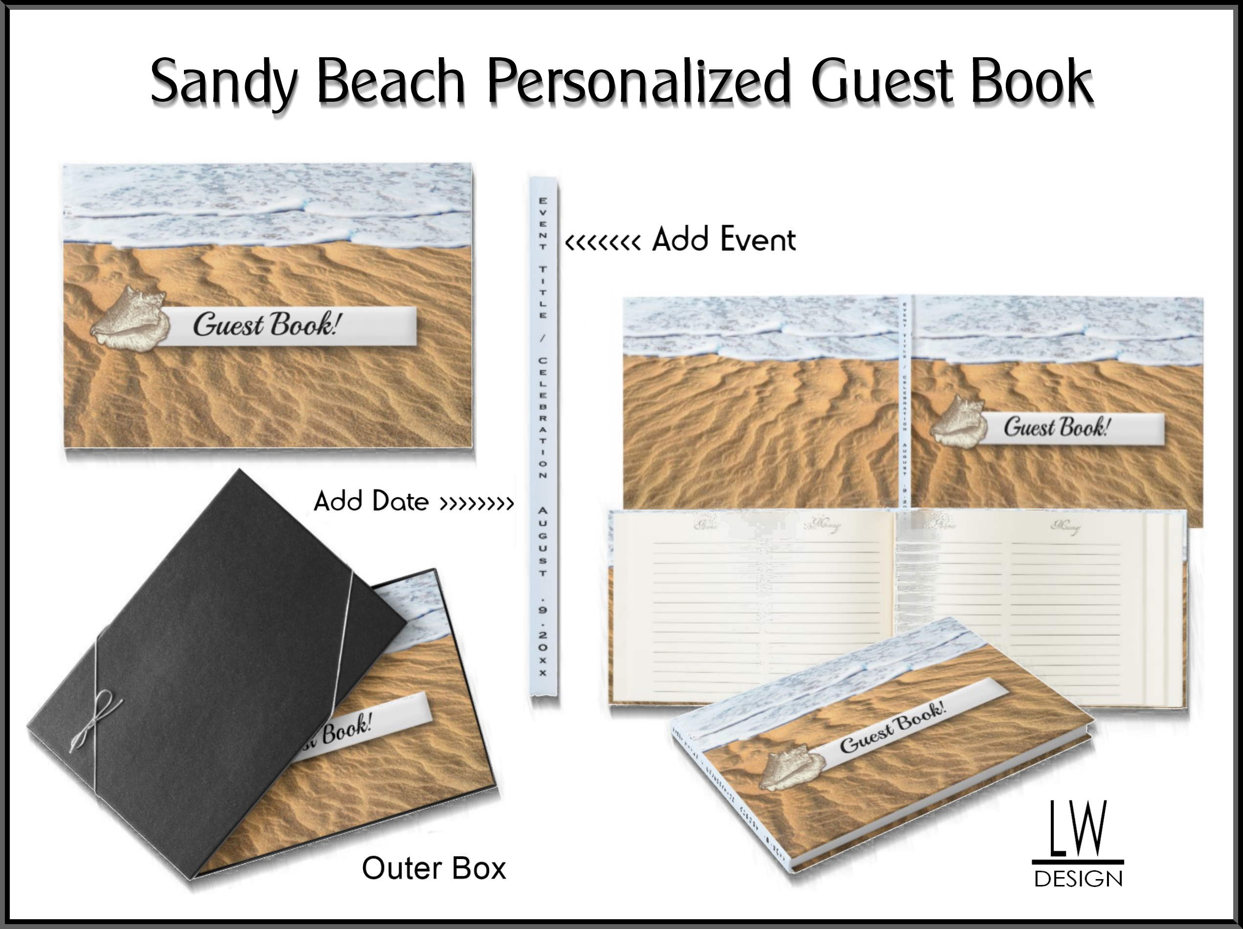 beach guest book