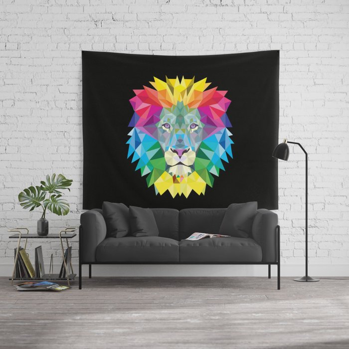 lion tapestry
