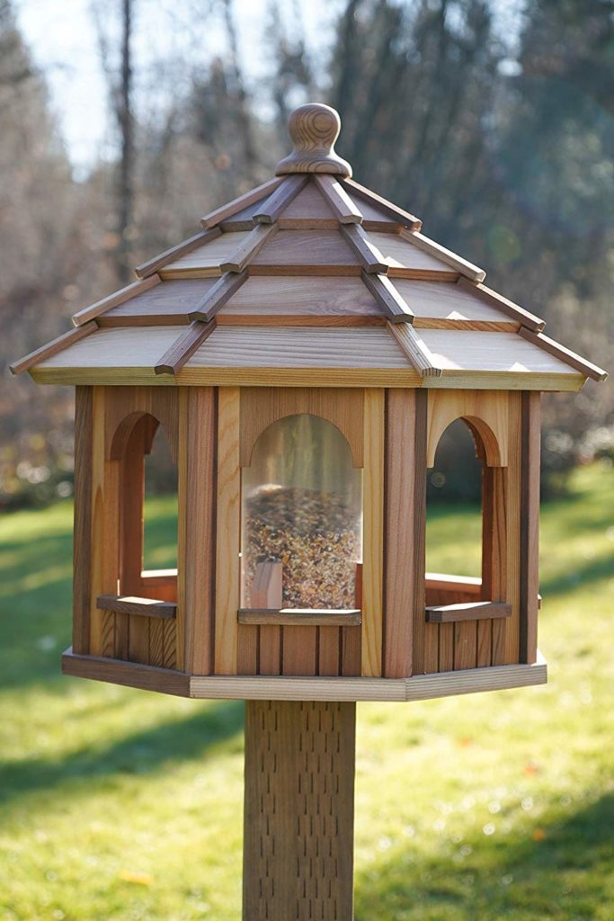 Cedar Bird Feeder Gazebo Dia X Tall Awesome New Gift Ideas
